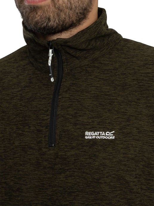 Regatta Polar Thompson Marl Con Media Cremallera, Verde - Image 4