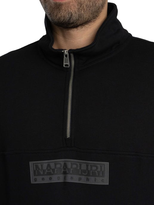 Napapijri Polar Con Cremallera Y Logotipo De Caja, Negro - Image 4