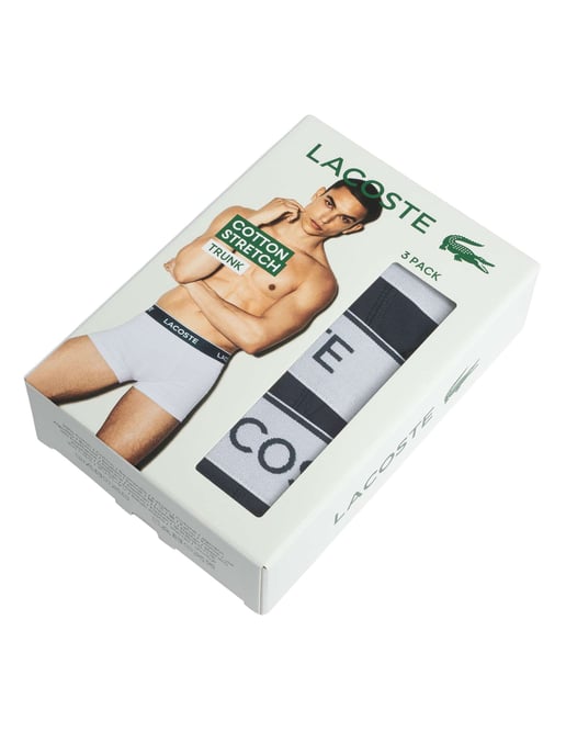 Lacoste 3 Pack Trunks, Azul - Image 6