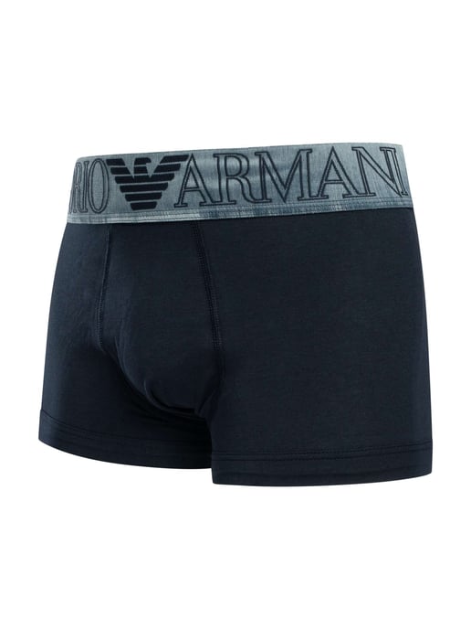 Emporio Armani Bóxers De Algodón Orgánico, Azul - Image 2