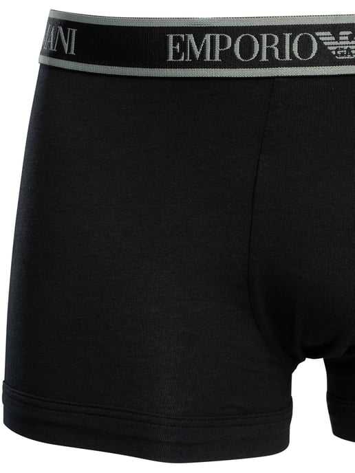 Emporio Armani 3 Pack Trunks, Multicolor - Image 3