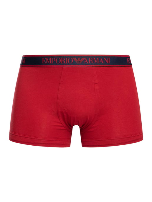 Emporio Armani 3 Pack Trunks, Multicolor - Image 2