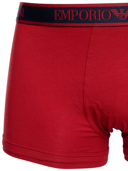 Emporio Armani 3 Pack Trunks, Multicolor - Image 3