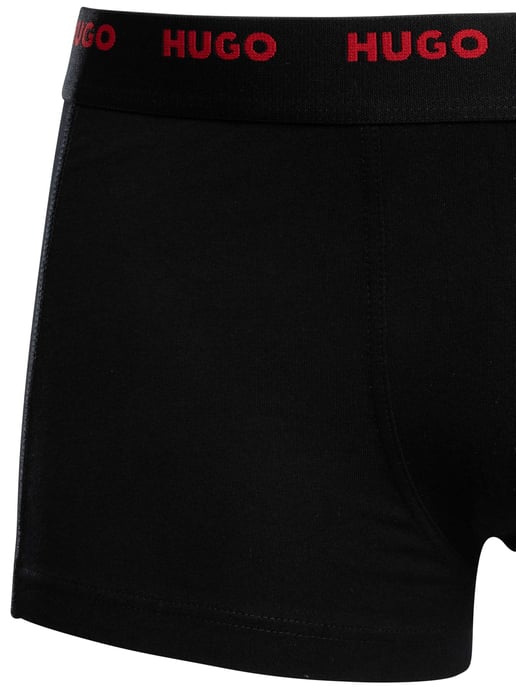 HUGO 5 Pack Trunks, Negro - Image 3