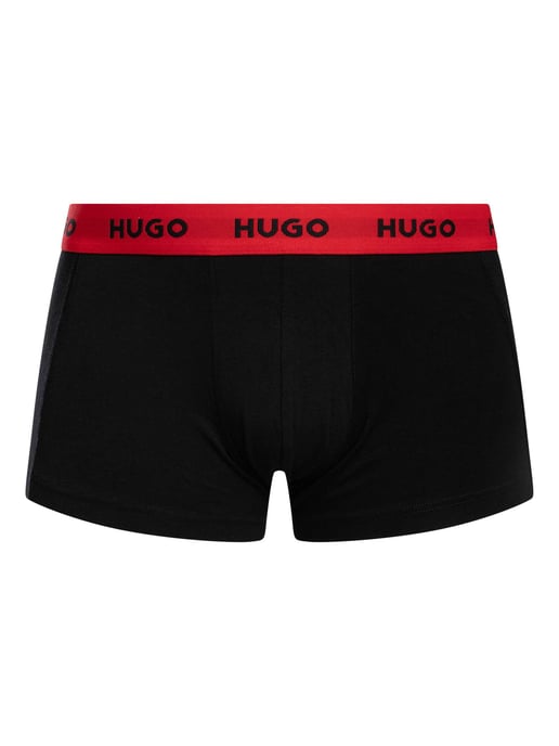 HUGO 3 Pack Trunks, Negro - Image 2