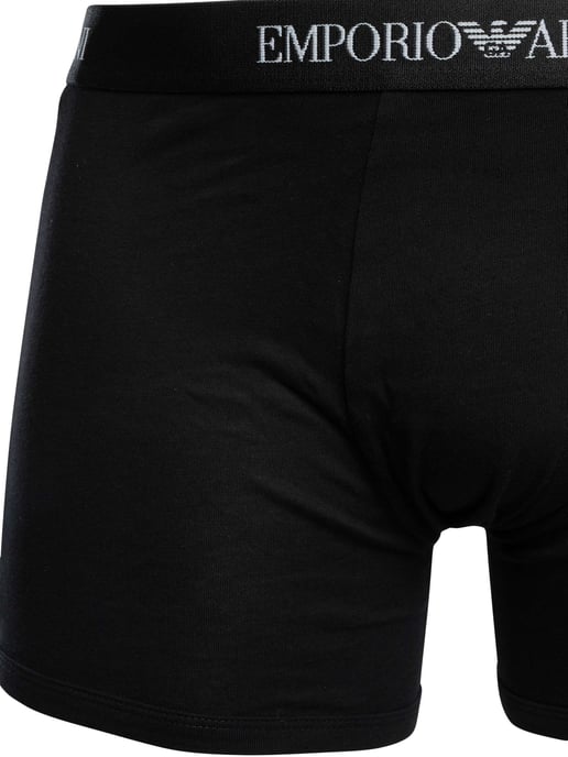 Emporio Armani Pack De 3 Calzoncillos Boxer, Negro - Image 5