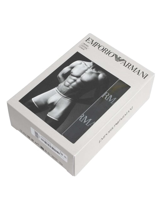 Emporio Armani Pack De 3 Calzoncillos Boxer, Negro - Image 6