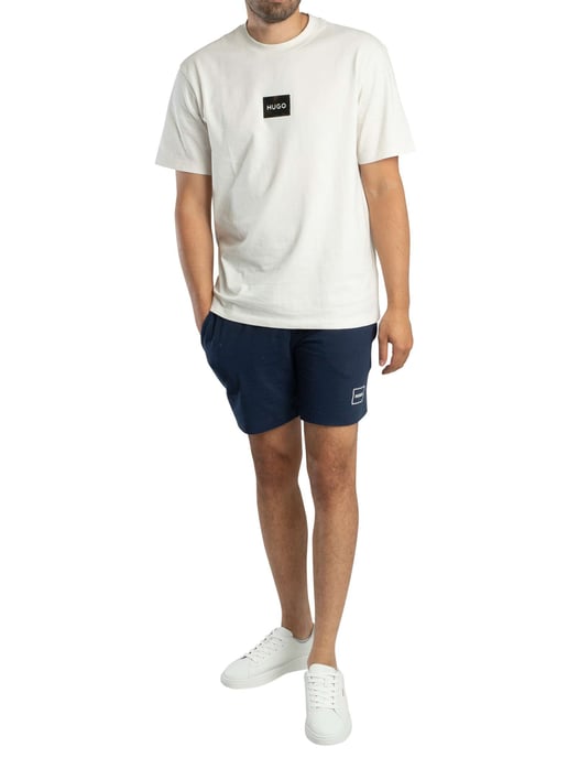 HUGO Pantalones Cortos Deportivos Lounge Laze, Azul - Image 6