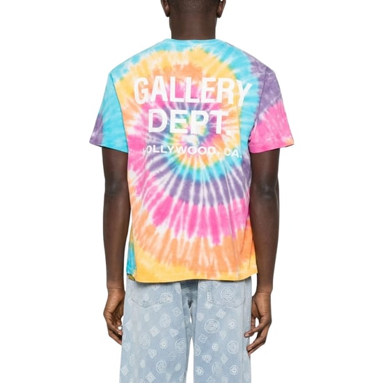 Camiseta De Recuerdo Del Departamento De Galería, Color Sorbete, Estampado Tie-dye - Image 5
