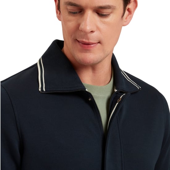 Chaqueta Azul Marino Con Tapeta Oculta De Ted Baker Mall - Image 3
