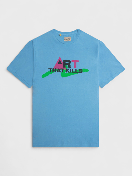 Camiseta Azul De Los 80 De Gallery Dept - Image 1