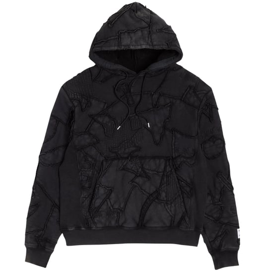 Sudadera Con Capucha Negra Del Departamento De Galería Collage - Image 1