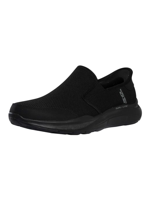 Skechers Zapatillas Equalizer 5.0 De Ajuste Relajado Sin Cordones, Negro - Image 1