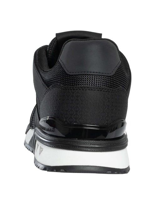 EA7 Zapatillas Con Logo De Malla, Negro - Image 5