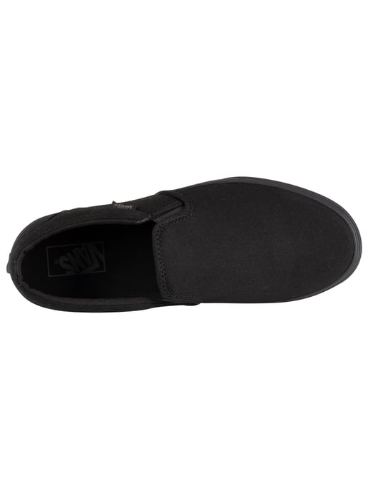 Vans Zapatillas De Lona Asher, Negro - Image 5