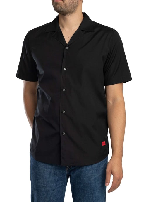 HUGO Camisa De Manga Corta Ellino, Negro - Image 2