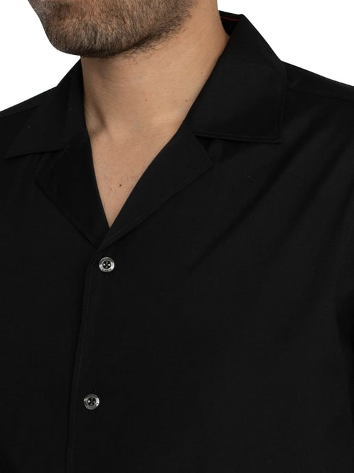 HUGO Camisa De Manga Corta Ellino, Negro - Image 4