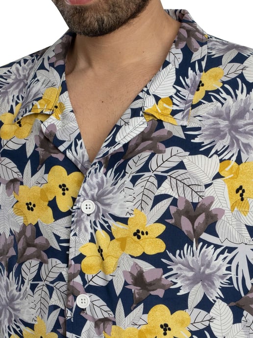HUGO Camisa Relajada De Playa, Multicolor - Image 4