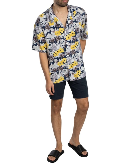 HUGO Camisa Relajada De Playa, Multicolor - Image 5