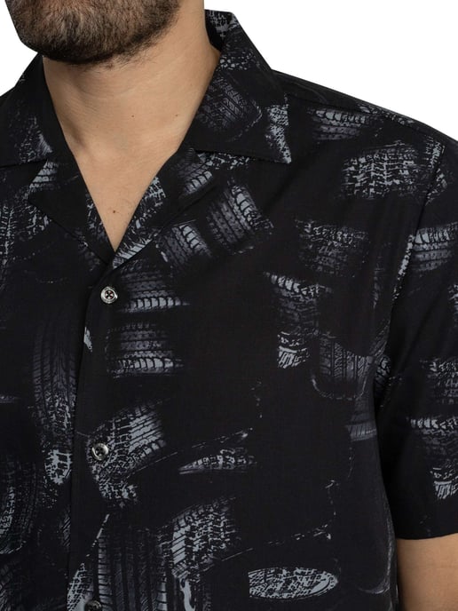 HUGO Camisa De Manga Corta Ellino, Negro - Image 4