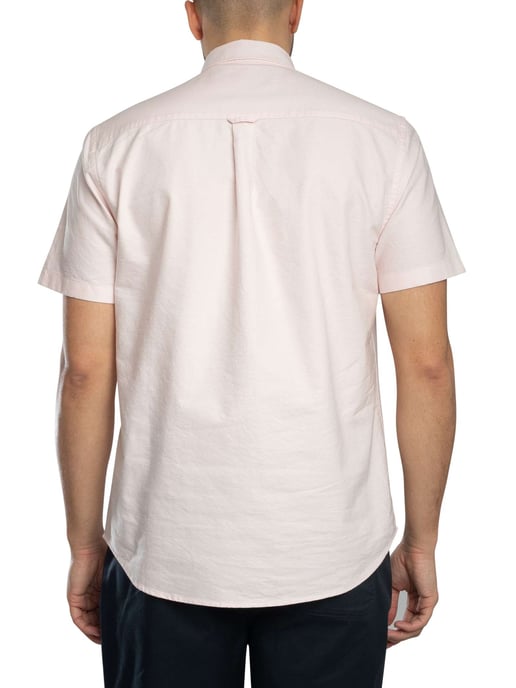 Lyle & Scott Camisa Oxford De Manga Corta, Rosado - Image 3