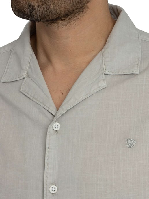 Superdry Camisa De Manga Corta Cabana, Gris - Image 4