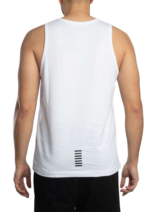 EA7 Chaleco Ajustado Con Logotipo, Blanco - Image 3