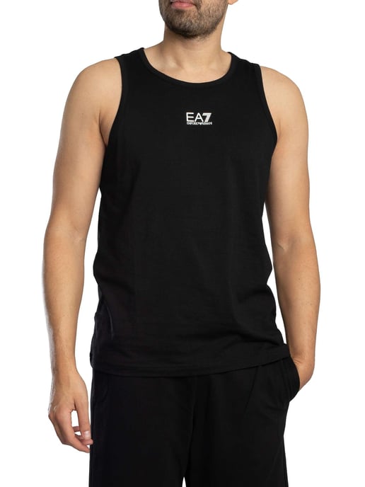 EA7 Chaleco Ajustado Con Logotipo, Negro - Image 2