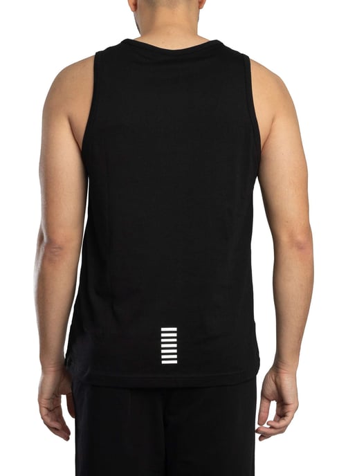 EA7 Chaleco Ajustado Con Logotipo, Negro - Image 3