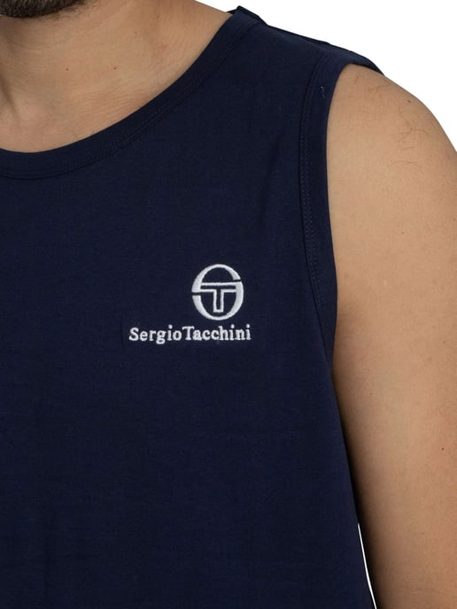 Sergio Tacchini Chaleco Sawyer, Azul - Image 4