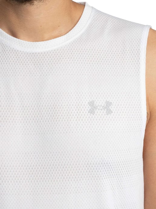 Under Armour Camiseta Sin Mangas Velociti, Blanco - Image 4