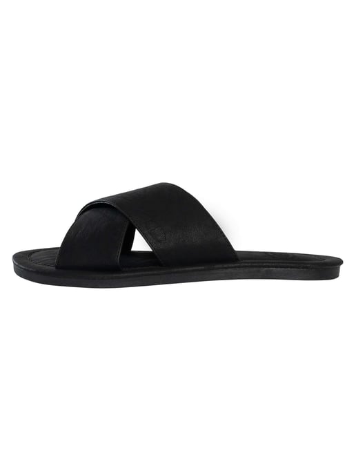 Superdry Deslizadores De Correa Cruzada Vintage, Negro - Image 2