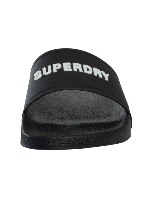 Superdry Sliders De Grupo Gráfico Premium, Negro - Image 4