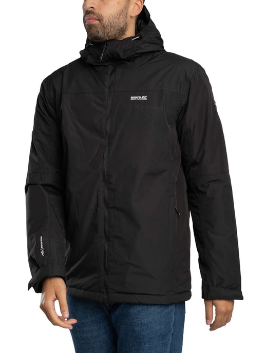 Regatta Chaqueta Impermeable Y Aislante Thornridge, Negro - Image 2