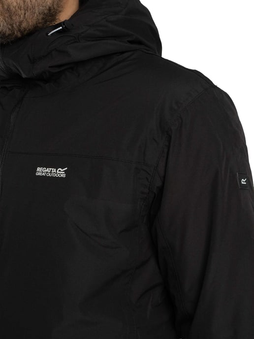 Regatta Chaqueta Impermeable Y Aislante Thornridge, Negro - Image 5