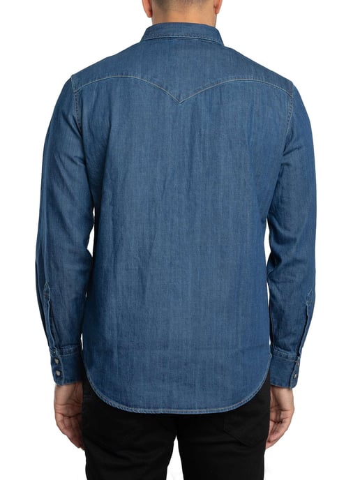 Levi's Camisa Occidental De Barstow, Azul - Image 3