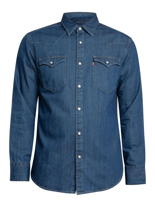 Levi's Camisa Occidental De Barstow, Azul - Image 6