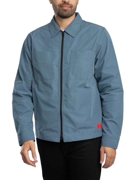 HUGO Camisa Evalom, Azul - Image 3