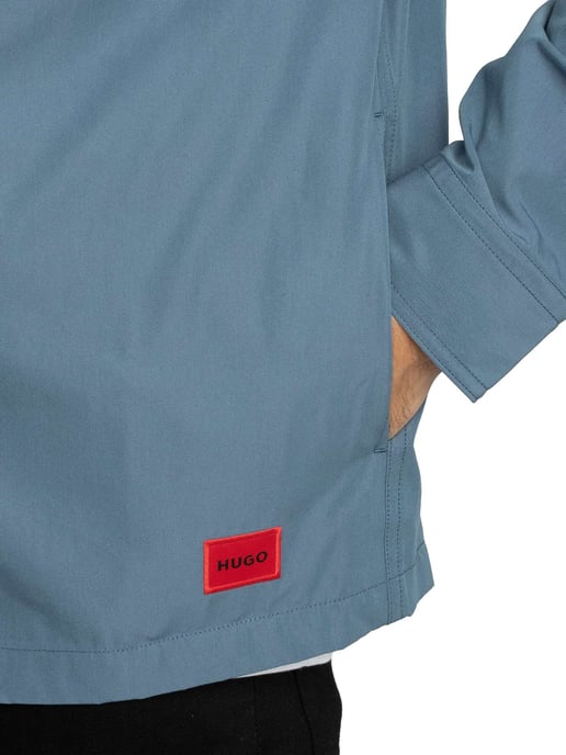 HUGO Camisa Evalom, Azul - Image 5