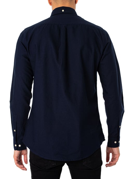 Barbour Camisa De Vestir Oxtown, Azul - Image 3