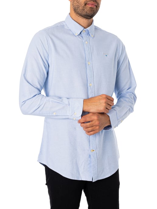 Barbour Camisa De Vestir Oxtown, Azul - Image 2