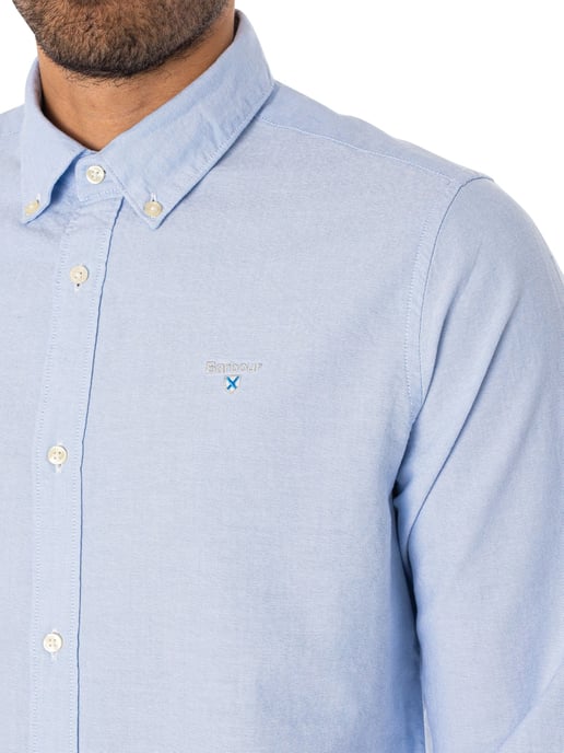 Barbour Camisa De Vestir Oxtown, Azul - Image 4