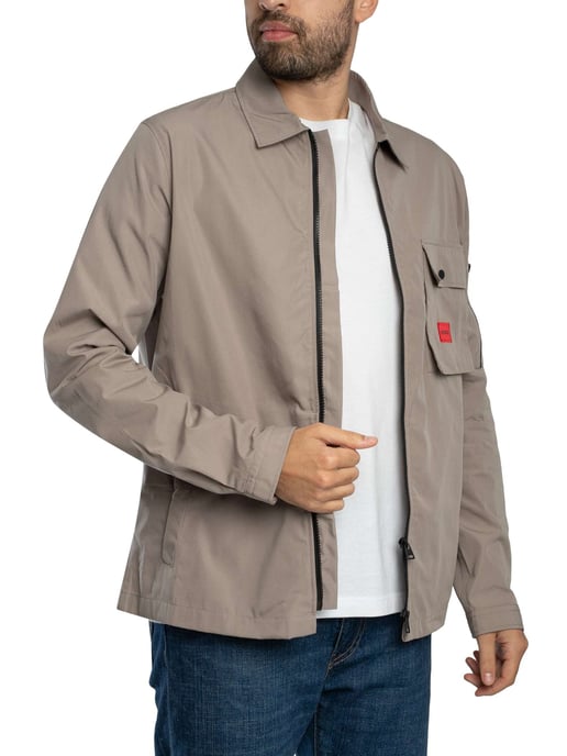 HUGO Camisa Con Cremallera Emmond, Marrón - Image 2