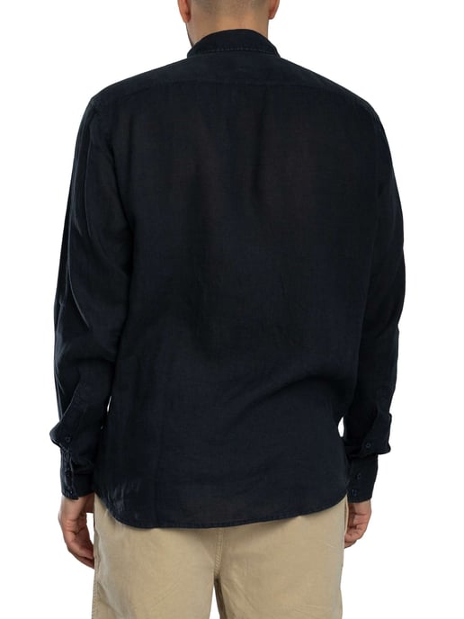 BOSS Camisa Regular Elegante, Azul - Image 3