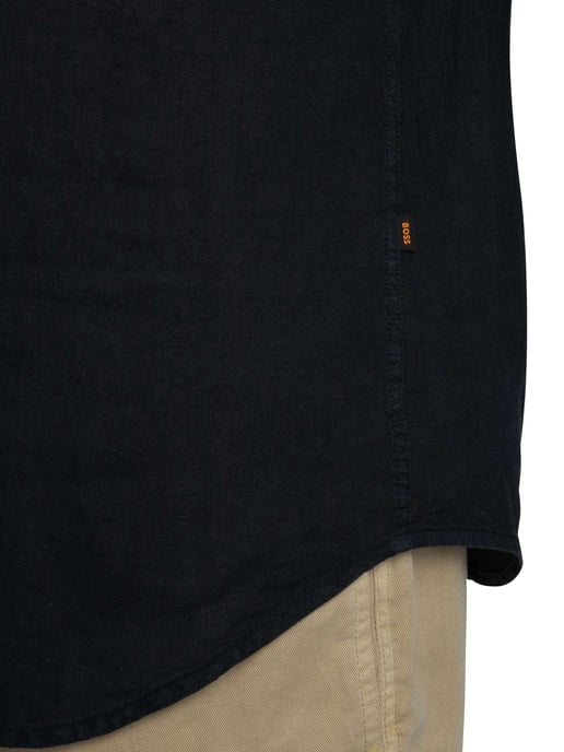 BOSS Camisa Regular Elegante, Azul - Image 6