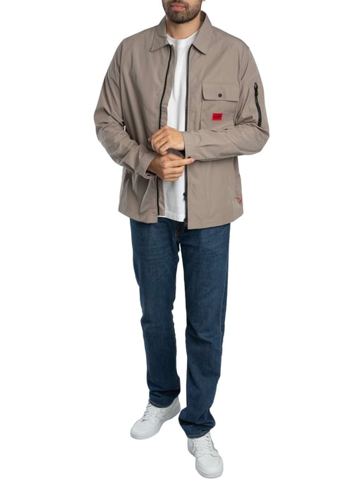 HUGO Camisa Con Cremallera Emmond, Marrón - Image 6