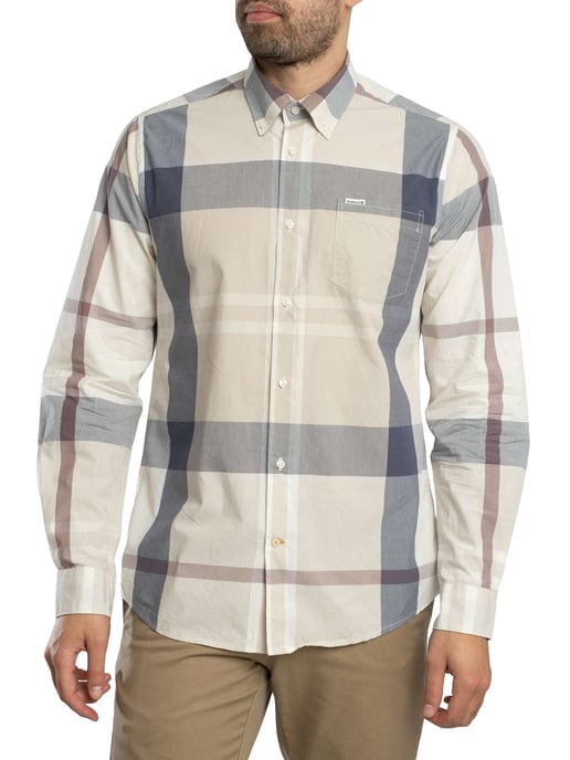 Barbour Camisa Escocesa A Medida De Harris, Gris - Image 1