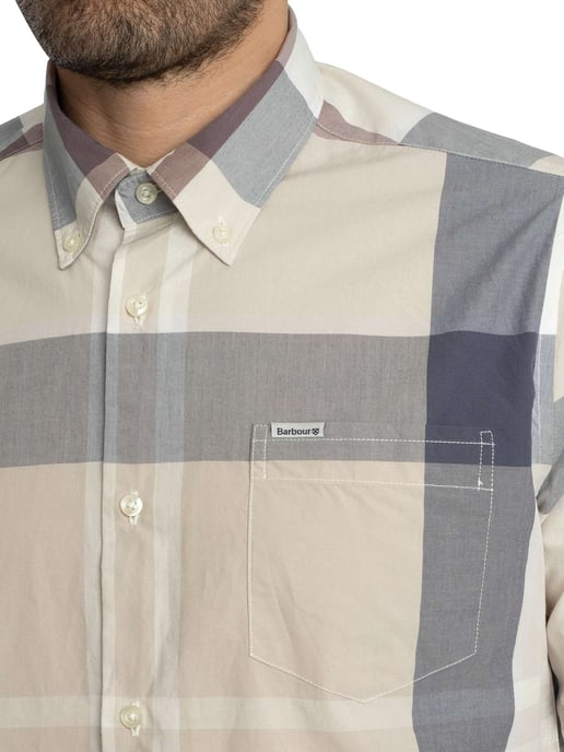 Barbour Camisa Escocesa A Medida De Harris, Gris - Image 4
