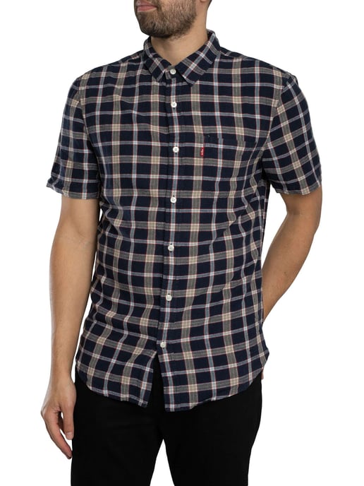 Levi's Camisa De Manga Corta Sunset, Azul - Image 2