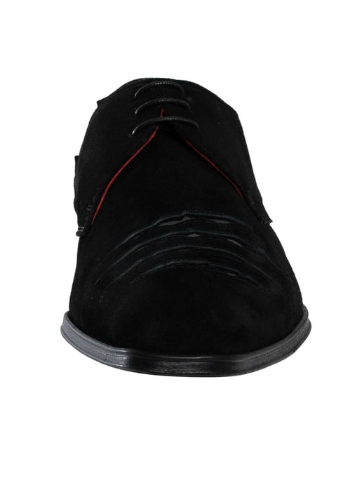 Jeffery West Zapatos Brogue De Gamuza Rasgada, Negro - Image 4
